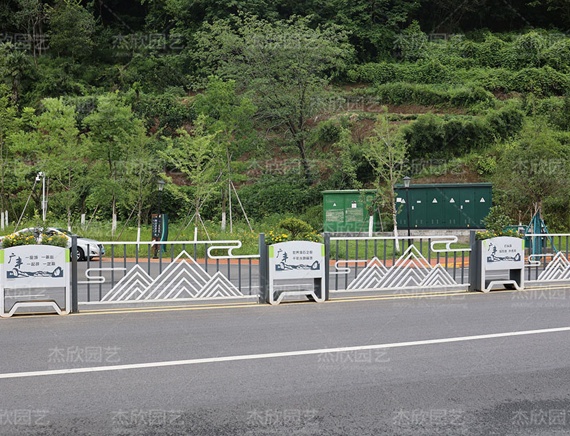 山水印象經(jīng)典花箱道路花箱